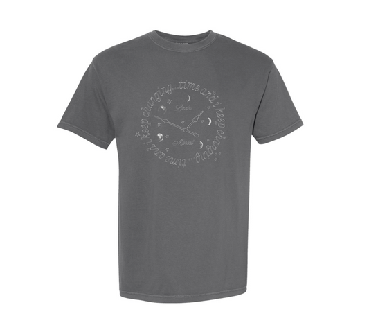 "time and I keep changing..." Heavyweight T-Shirt (Pepper)